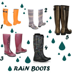 Rain boots: Voteaza perechea preferata